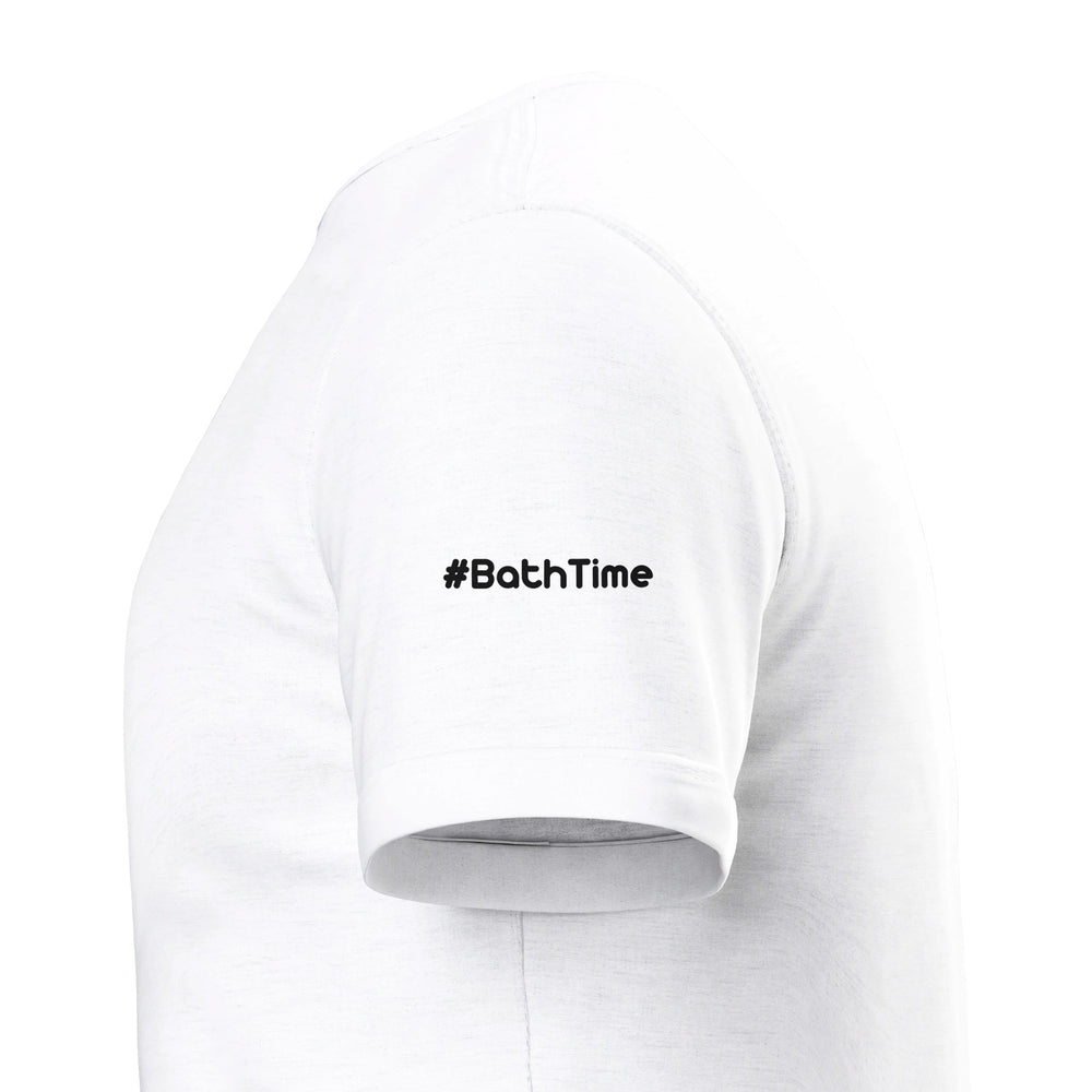 Sleeve close-up: #BathTime — Zen Koala Australia feel-good clothing