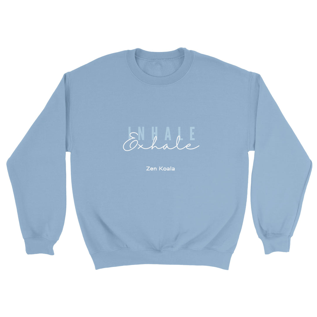 Exhale feel-good sweatshirt — Zen Koala Australia