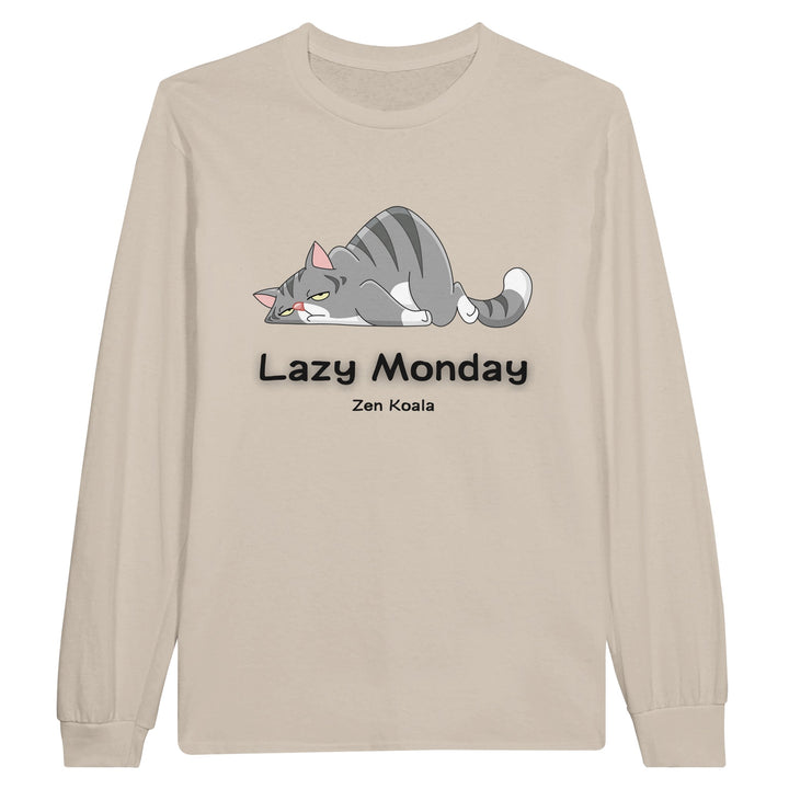 Lazy Monday feel-good long sleeve tee — Zen Koala Australia