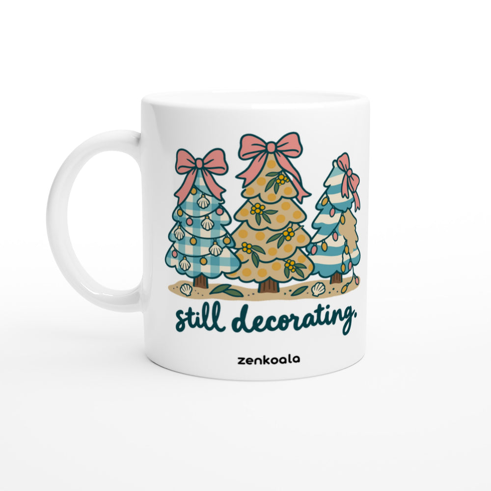 Still Decorating mug in all white, Zen Koala Australia