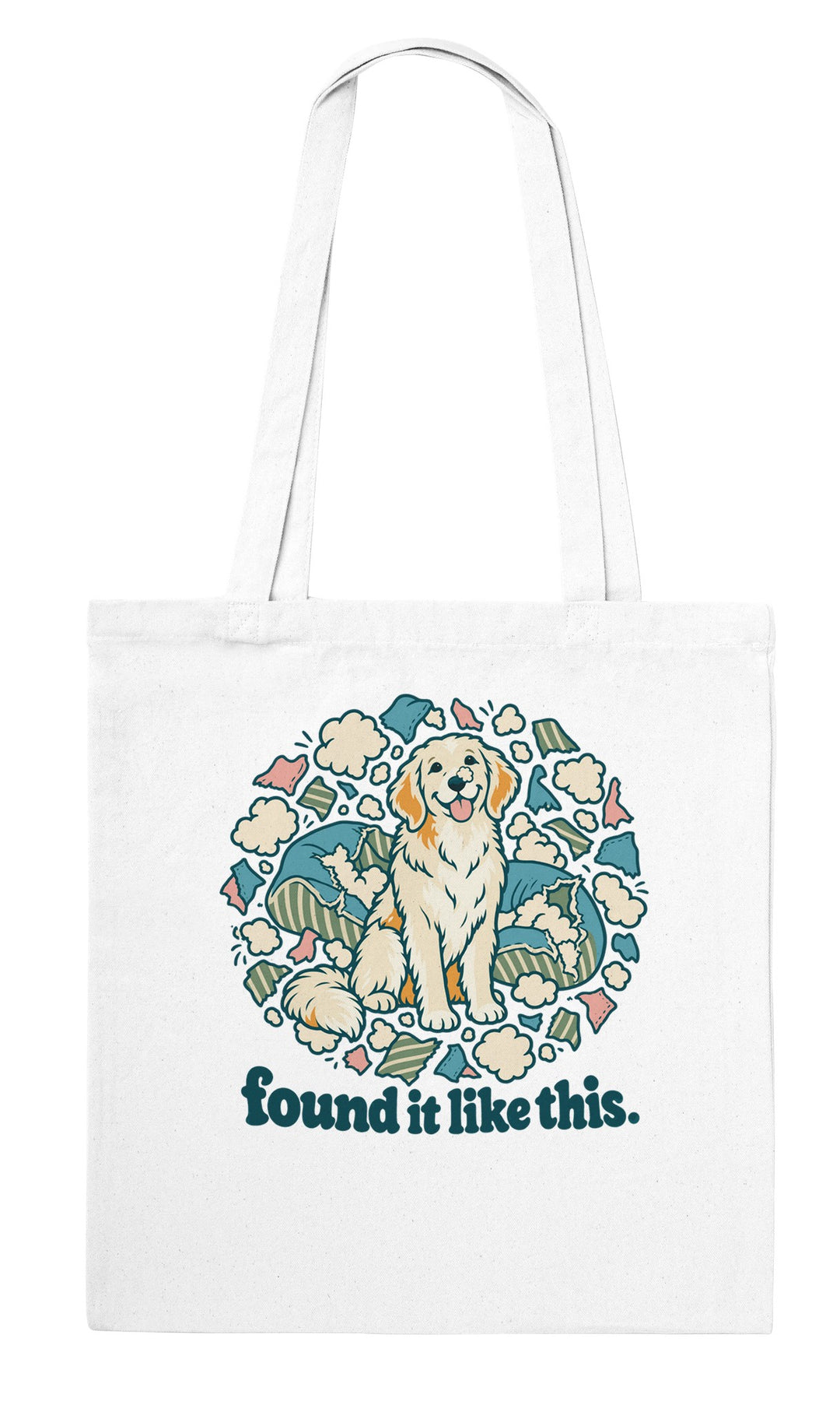 Found It Like This feel-good tote bag in white, Zen Koala Australia