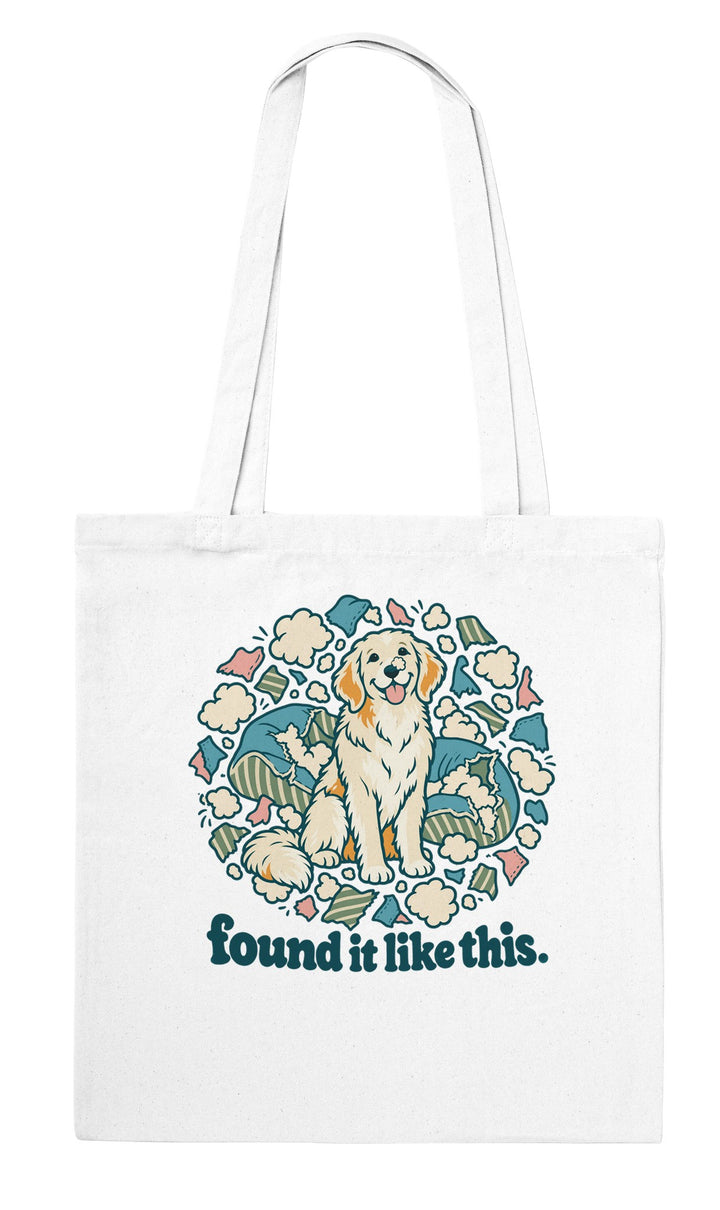 Found It Like This feel-good tote bag in white, Zen Koala Australia