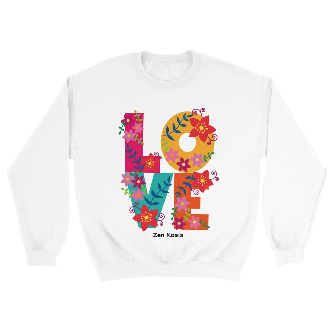 Love feel-good sweatshirt — spread love, Zen Koala Australia