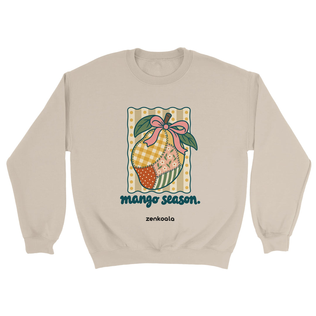 Mango Season feel-good sweatshirt in sand, Zen Koala Australia