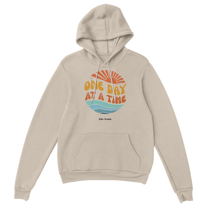 One Day at a Time feel-good hoodie — Zen Koala Australia