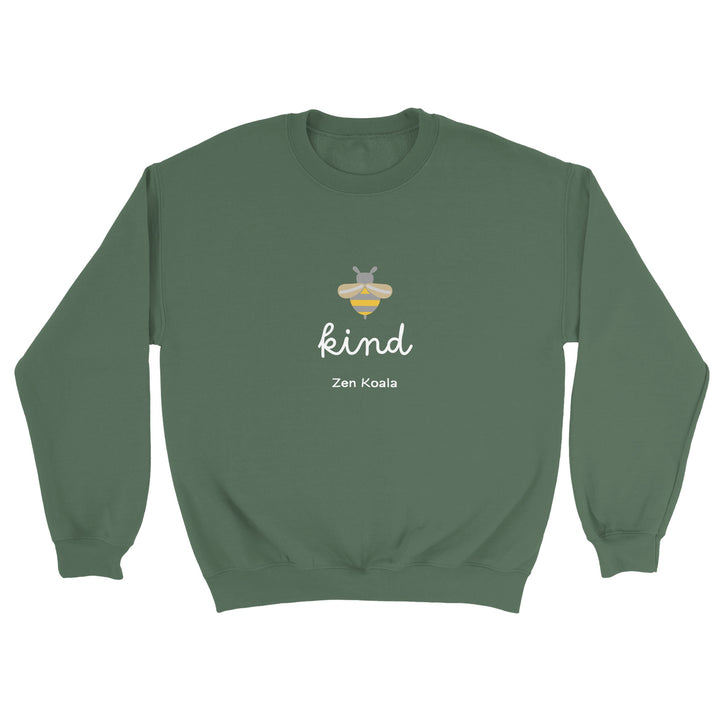 Bee Kind feel-good sweatshirt — Zen Koala Australia