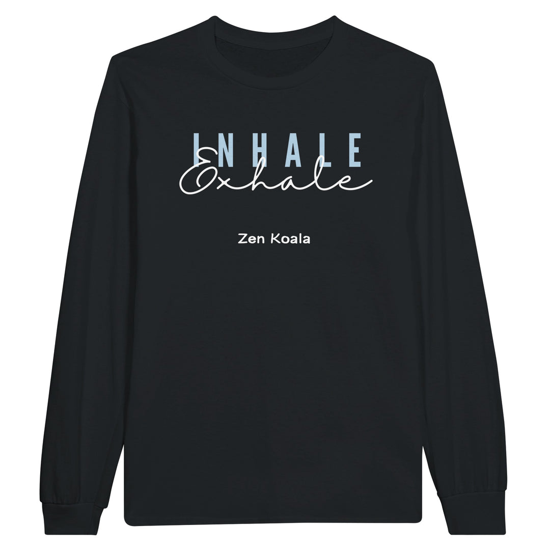 Exhale feel-good long sleeve tee — Zen Koala Australia