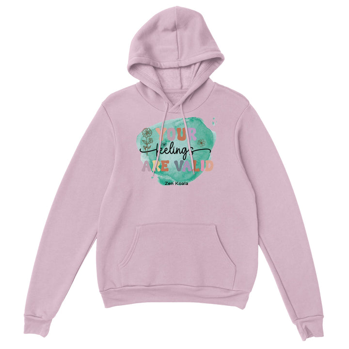 Your Feelings Are Valid feel-good hoodie — Zen Koala Australia
