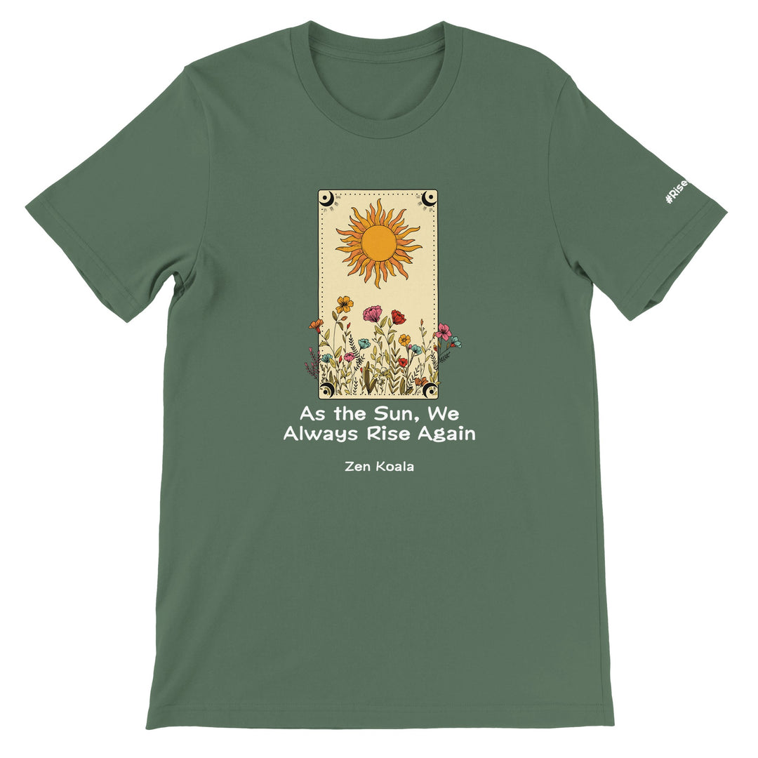 As The Sun feel-good tee — Zen Koala Australia