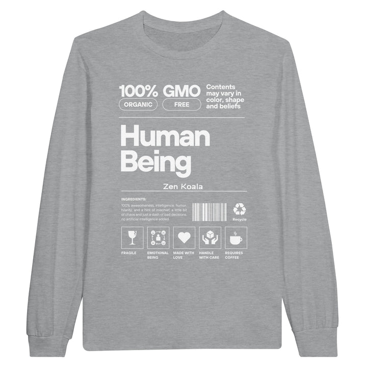Human Being feel-good long sleeve tee — Zen Koala Australia