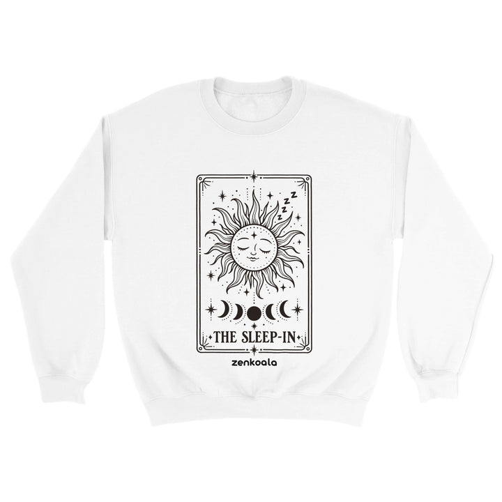 The Sleep-In feel-good sweatshirt in white, Zen Koala Australia
