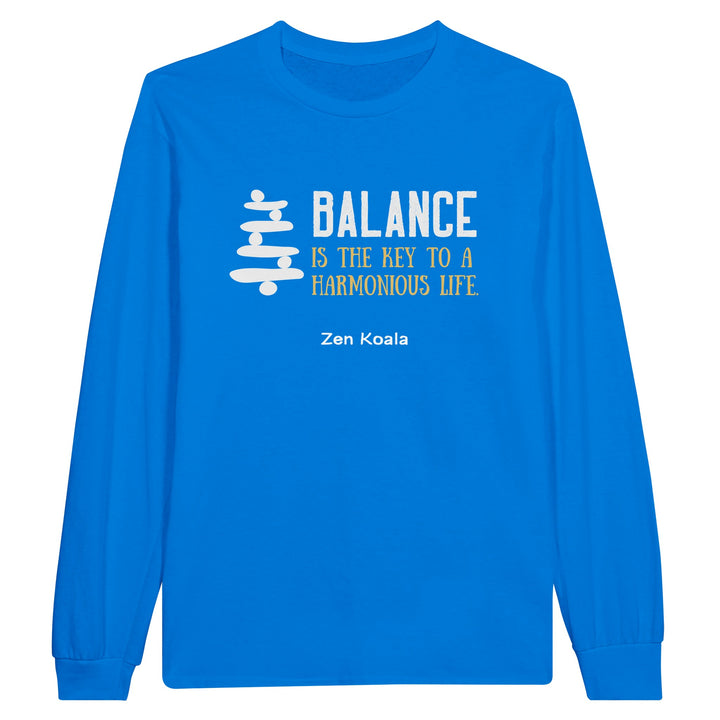 Balance feel-good long sleeve tee — Zen Koala Australia