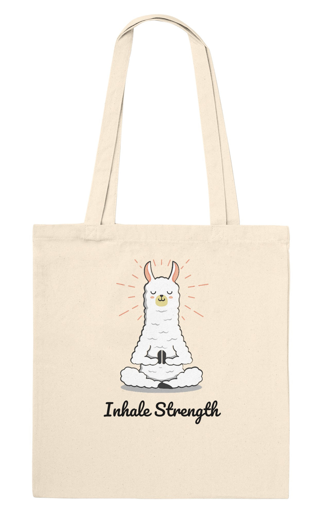 Breathe feel-good tote bag in natural, Zen Koala Australia