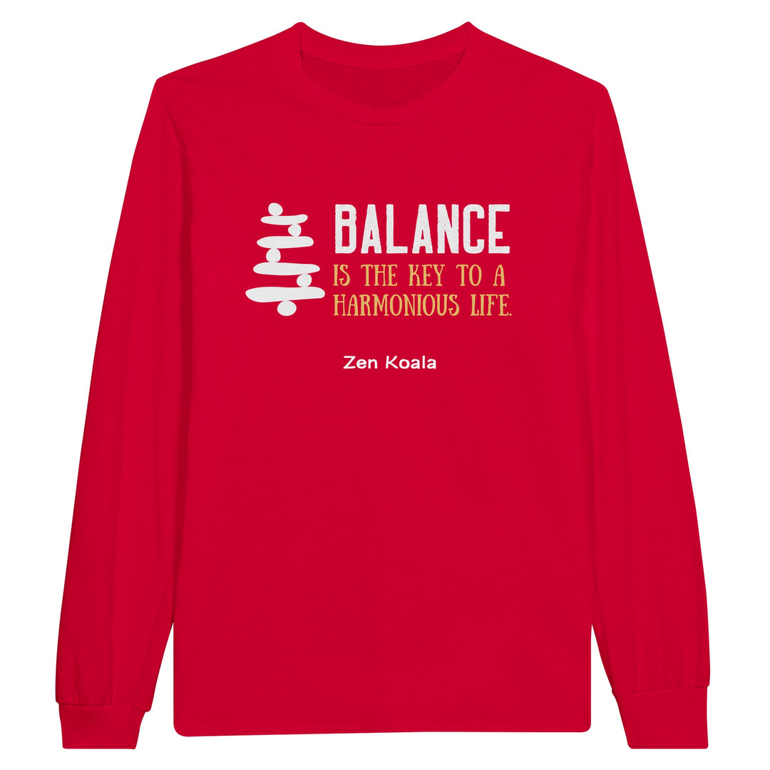 Balance feel-good long sleeve tee — Zen Koala Australia