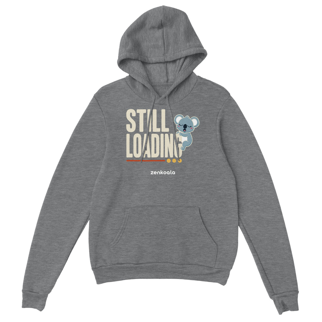 Still Loading Koala feel-good hoodie in sport grey, Zen Koala Australia