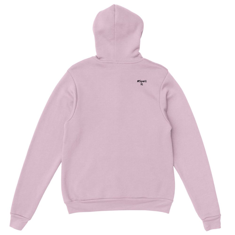 Back shoulder: #SpellItOut, Zen Koala Australia feel-good clothing